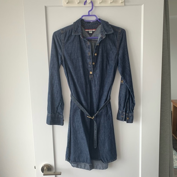 Tommy Hilfiger Jean Dress with Belt - Picture 2 of 8